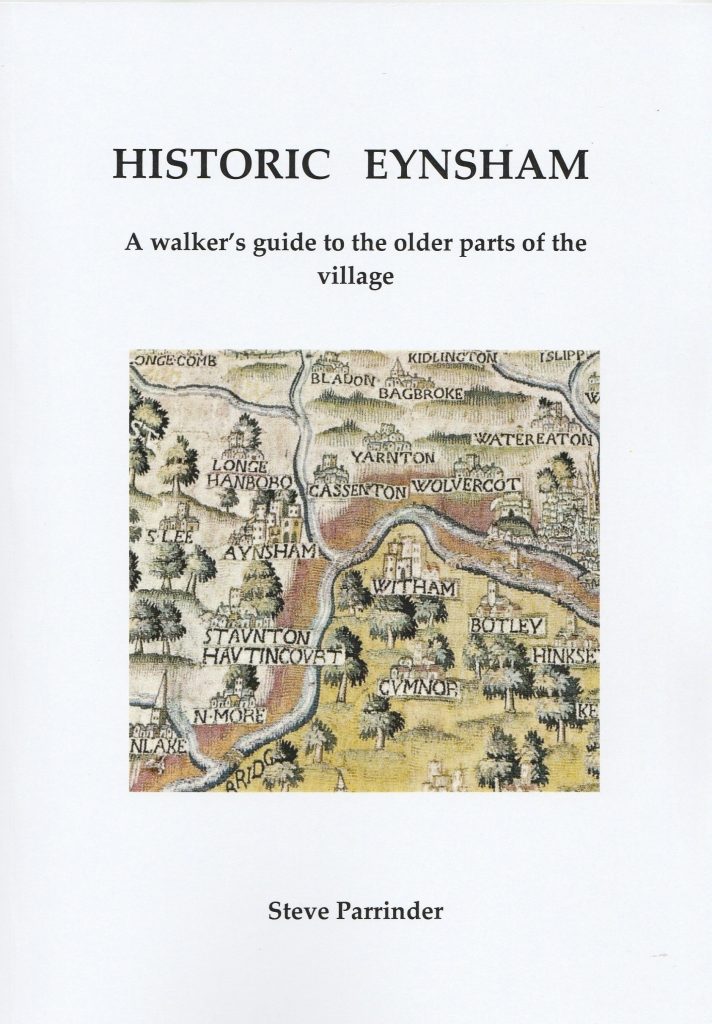 The cover of the book 'Historic Eynsham: A walker's guide to the older parts of the village' by Steve Parrinder